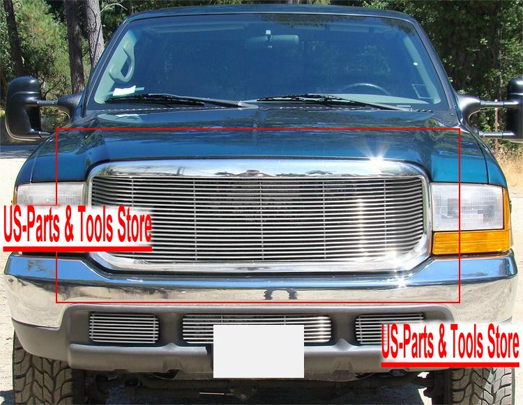 99-04 Ford F250-550 Excursion Billet Grill Aluminium 1tlg.